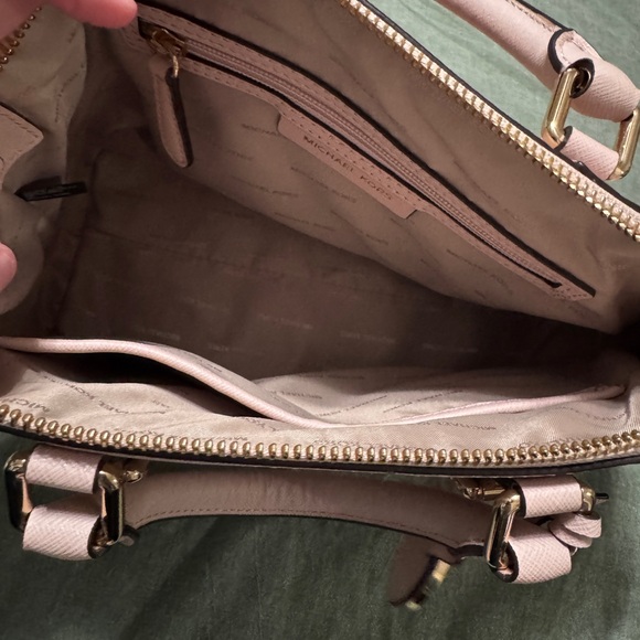 Michael Kors Ciara Medium Saffiano Leather Messenger Bag,...